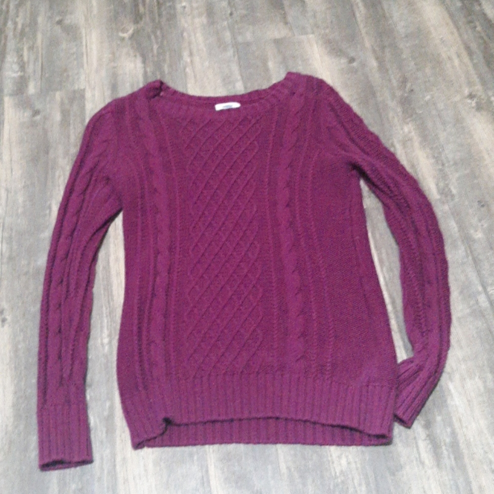 Purple sweater
